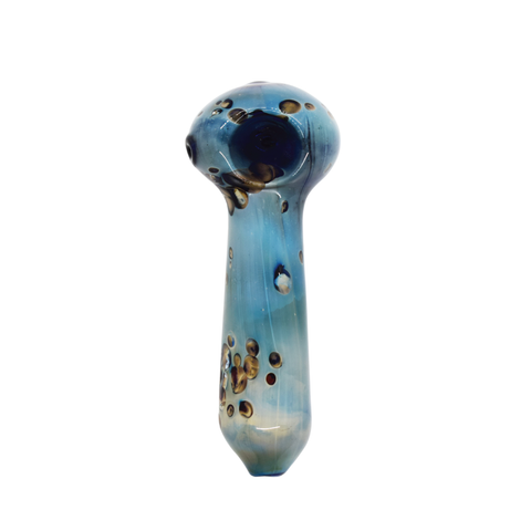 4" Spotted Tube Hand Pipe - (1, 5, OR 10 Count)-Hand Glass, Rigs, & Bubblers