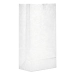 #4 White Paper Bag - 4 Pound - (500 - 10,000 Count)-Pharmacy Bags & Exit Bags