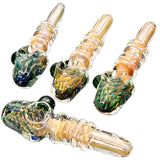 4.5" Decorative Rings Glass Hand Bowl - Design May Vary - (1, 5, OR 10 Count)-Hand Glass, Rigs, & Bubblers