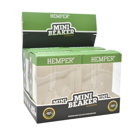 4.75" Hemper Mini Beaker Display - (4 Per Display)-Hand Glass, Rigs, & Bubblers