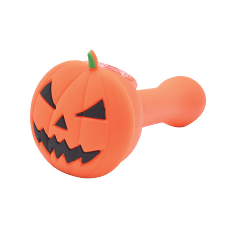 5" Halloween Inspired Silicone Hand Pipe With Various Designs - (1 Count)-Hand Glass, Rigs, & Bubblers