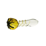 5" Leaf Pipe - Color May Vary - (1 Count)-Hand Glass, Rigs, & Bubblers