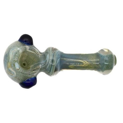 5” Rasta Art Sturdy Glass Hand Pipe - Design May Vary - (1 Count)-Hand Glass, Rigs, & Bubblers