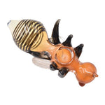 5" Sitting HoneyBee Glass Handpipe - Colors May Vary - (1 Count)-Hand Glass, Rigs, & Bubblers