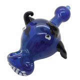 6" Artistic Design Glass Bull Hand Pipe - (1, 5, or 10 Count)-Silicone Hand Pipe