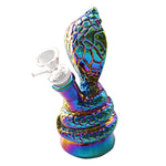 6” Hooded Cobra Water Pipe - Color May Vary - (1 Count)-Hand Glass, Rigs, & Bubblers