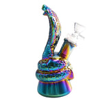 6” Hooded Cobra Water Pipe - Color May Vary - (1 Count)-Hand Glass, Rigs, & Bubblers