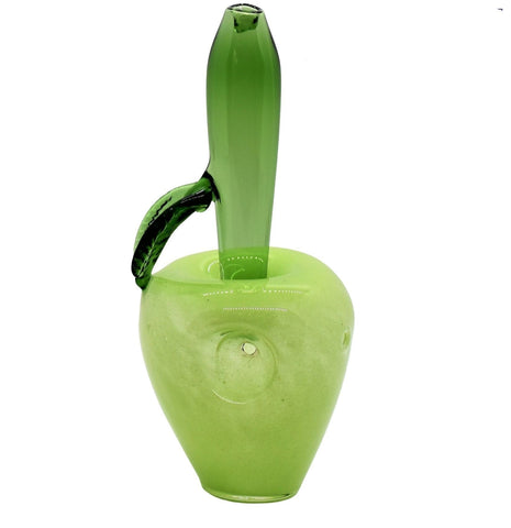 7" Apple Inspired Hand Glass - Color May Vary - (1 Count)-Hand Glass, Rigs, & Bubblers