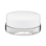 7ml Clear Glass Concentrate Container Black or White Cap (96 Count Increments)-Concentrate Containers and Accessories