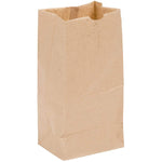 #8 Brown Paper Bag - 8 Pound - (500 - 10,000 Count)-Pharmacy Bags & Exit Bags