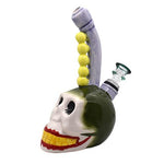 8" Ceramic Skull Water Bubbler - Color May Vary - (1 Count)-ceramic bubbler