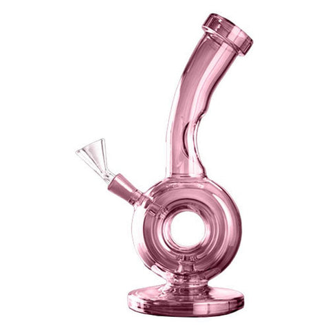 8" Mj Arsenal Saturn Mini Bong - Gold or Pink - (1 Count)-Hand Glass, Rigs, & Bubblers