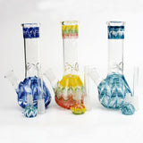 8" Outside Art Bong - Design May Vary - (1 Count)-Hand Glass, Rigs, & Bubblers