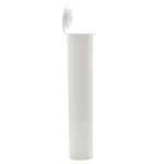 90mm Joint Tube | Cartridge Tube - Made in USA - Opaque White-Joint Tubes & Blunt Tubes