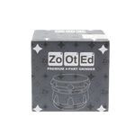 Zooted 4-Piece Herb Grinder - Silver