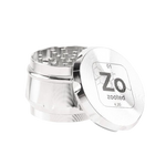 Zooted 4-Piece Herb Grinder - Silver