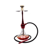 Aluminum Blade Hookah - Red - (1 Count)-Hand Glass, Rigs, & Bubblers