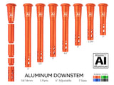 Atomic 13 Adjustable Aluminum Downstem Display – Colors May Vary – (12 Count Display)-Hand Glass, Rigs, & Bubblers