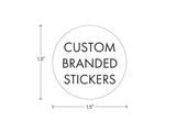 Beast Branding CUSTOM PRINTED STICKERS - 1.5" Circle for Concentrate Container or Flower Jar-Custom Print Stickers