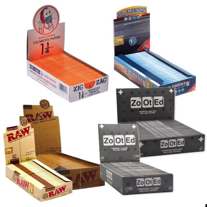 Best Selling Rolling Papers Starter Kit - (1 1/4 and King Size)-Papers and Cones