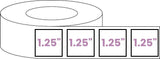 Blank Roll 1" & 1.25" Square White Gloss Premium BOPP Labels-Prescription Labels & State Compliant Labels