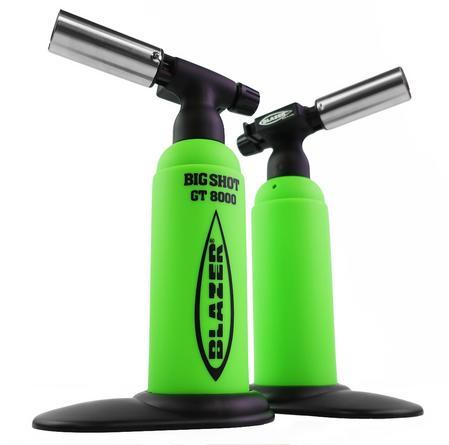 BLAZER Big Shot Turbo Torch Limited Edition - Neon Green - (1 Count)-Lighters and Torches