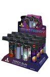 Blink Torch Display - Trippy Design Item 815 - (12 Count Display)-Lighters and Torches