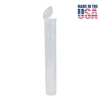 Blunt Tube 116mm - Made in USA - Black, White or Clear - (Various Counts)-Joint Tubes & Blunt Tubes