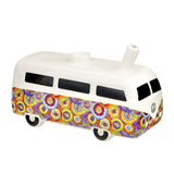 Ceramic Retro Vintage Bus Pipe - Various Designs (1 Count)-Hand Glass, Rigs, & Bubblers