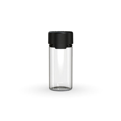 Chubby Gorilla 100Ml Aviator Cr Bottle With Inner Seal & Tamper Evident Break-Off Band (Clear Natural Bottle With Opaque Black Closure) - (400 Count)-Glass Jars