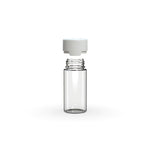 Chubby Gorilla 100Ml Aviator Cr Bottle With Inner Seal & Tamper Evident Break-Off Band (Clear Natural Bottle With Opaque White Closure) - (400 Count)-Glass Jars