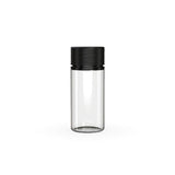 Chubby Gorilla 100Ml Spiral Bottle With Inner Seal & Tamper Evident Break-Off Band (Clear Natural Bottle With Opaque Black Closure) - (400 Count)-Glass Jars