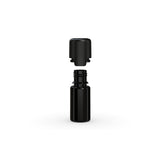 Chubby Gorilla 10Ml Aviator Cr Bottle With Inner Seal & Tamper Evident Break-Off Band (Opaque Black Bottle With Opaque Black Closure) - (1000 Count)-Glass Jars