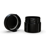 Chubby Gorilla 10Oz (300Cc) Aviator Cr Xl Container With Inner Seal & Tamper Evident Break-Off Band (Opaque Black Container With Opaque Black Closure) - (80 Count)-Glass Jars