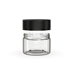 Chubby Gorilla 10Oz (300Cc) Spiral Cr Xl Container With Inner Seal & Tamper Evident Break-Off Band (Clear Natural Container With Opaque Black Closure) - (80 Count)-Glass Jars