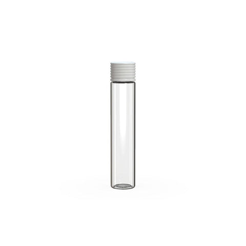 Chubby Gorilla 115Mm Spiral Cr Tube With Inner Seal & Tamper Evident Break-Off Band (Clear Natural Tube With Opaque White Closure) - (200 Count)-Glass Jars