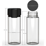 Chubby Gorilla 120Ml Aviator Cr Bottle With Inner Seal & Tamper Evident Break-Off Band (Opaque Black Bottle With Opaque Black Closure) - (400 Count)-Glass Jars