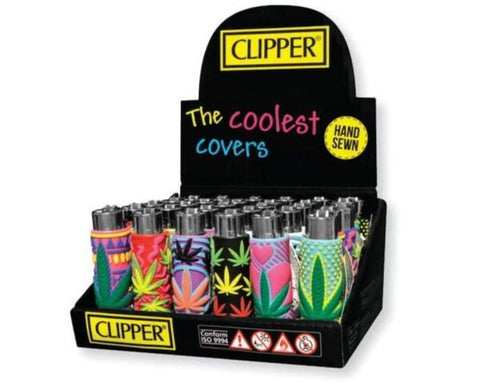 Clipper POP Lighters - Leaves Cover (30,150 OR 300 Count)-Lighters and Torches