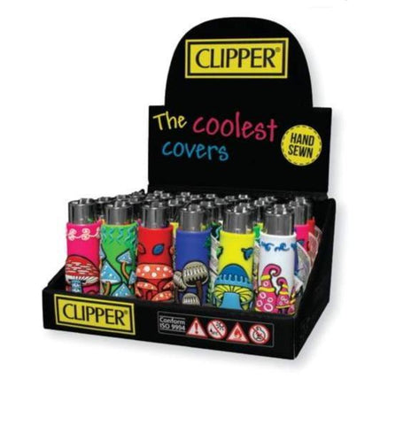 Clipper POP Lighters - Mushroom Cover (30,150 OR 300 Count)-Lighters and Torches