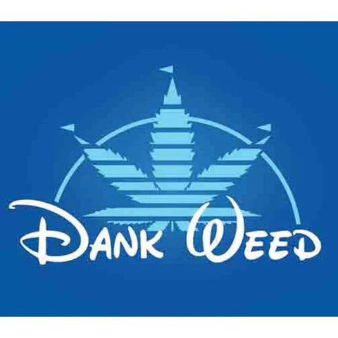 Dank Weed Royal - T-Shirt - Various Sizes - (1 Count or 3 Count)-Novelty, Hats & Clothing