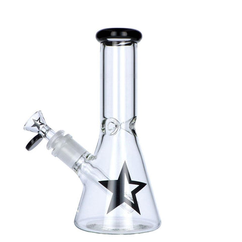 Famous X "Beaker" - 8" Water Bubbler - (1 Count)-Hand Glass, Rigs, & Bubblers