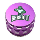 Four Piece Premium Shred It Herb Grinder - Various Colors - (1 Count)-Grinders