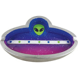 FUJIMA Porcelain Space Alien Ashtrays - (6 Count Display)-Rolling Trays and Accessories