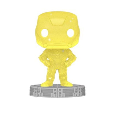 Funko - Avengers Infinity Saga Iron Man Yellow Artist Series Pop! Vinyl Figure - Protector Case - (1 Count)-Novelty, Hats & Clothing