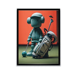 Futuristic Golf Figure Hypebeast Toy Poster-Poster