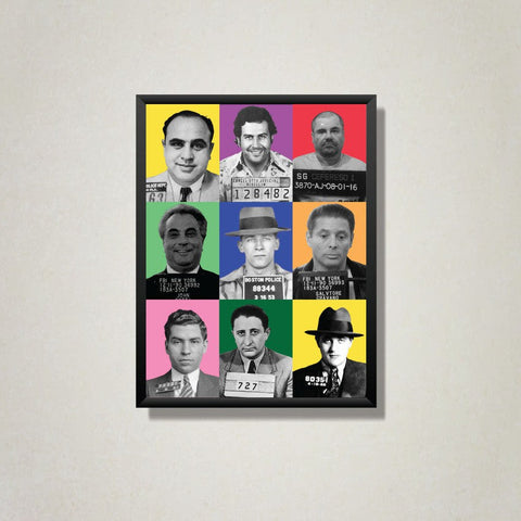 Gangster Mugshots Poster-Poster