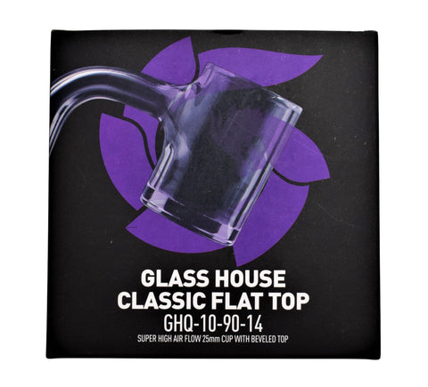 Glass House Classic Flat Top 14mm Male Bangor - (1 Count)-Hand Glass, Rigs, & Bubblers