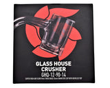 Glass House Crusher 9mm This Base - 14mm Male Bangor - (1 Count)-Hand Glass, Rigs, & Bubblers