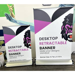 Beast Branding CUSTOM PRINTED Retractable Banner with Stand