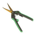 Grow1 Titanium Trimming Shears, Curved Blade scissors - (1 Count)-Hydroponics